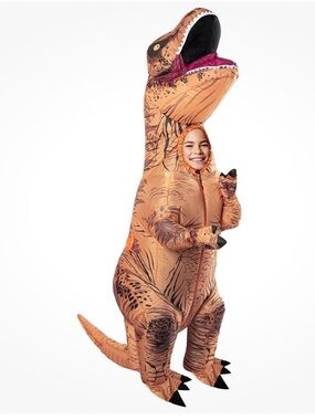 Child Inflatable T Rex Dinosaur Costume Medium Age 8-10